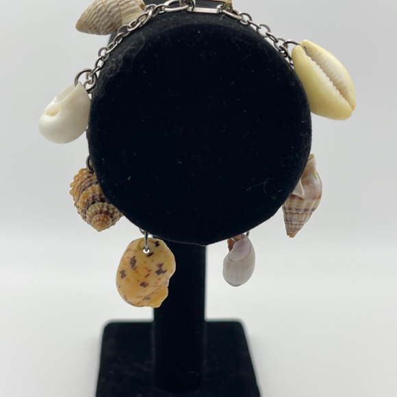 Vintage Real Sea Shell And Mother Of Pearl Jewelry Bracelet Brooches - Picture 6 of 11